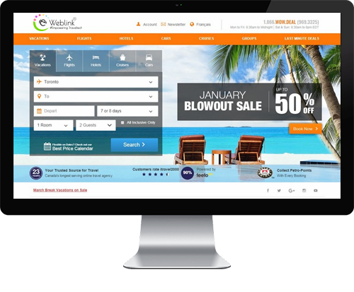 Tour Booking Website Design
